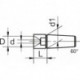 Poinçon à centre creux E923/7 pour centres de tour 12mm CONZELLA