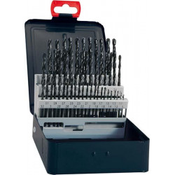 Set Foret hélicoidal DIN338 HSS forgés Typ N 6-10mm FORTIS (Par 5)