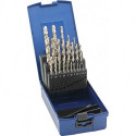 Set Foret hélicoidal DIN338 HSSE rectifiés Typ N 1-105mm FORTIS