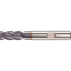 Fraise en carbure monobloc VHM HPC/TPC Sch.fr.D6527L1000/05 Z4 TiAlN+FORTIS