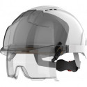Casque avec lunette intégré blanc JSP