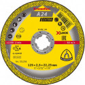 Disque de coupe A24EX X-LOCK 125x25mm Klingspor