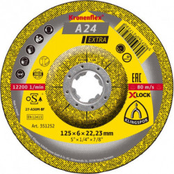 Disque de coupe A24EX X-LOCK 125x6mm Klingspor