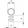 Joint porte 25m forme 104 f. 3mm Ř 4mm Silicone