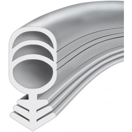 Joint de feuillure d'ouvrant UNIVESEAL 25m noir Plus pour fenętres et portes TPE