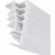 Joint de feuillure d'ouvrant ws 65m x Rainures 28 - 50 x Hauteur 65 - 190mm TPE
