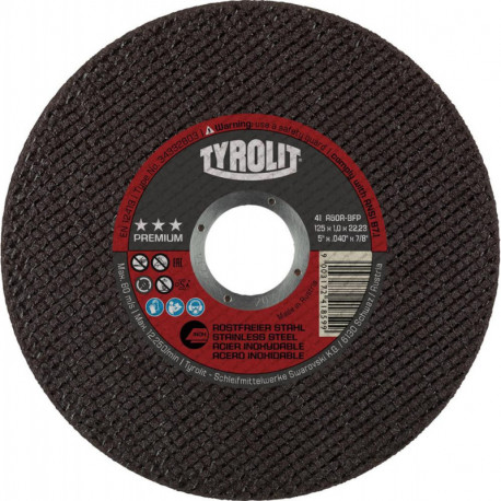 Disque de coupe INOX 125x10 mm Tyrolit