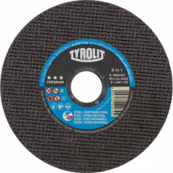 Disque de coupe acier/VA 125x10 mm Tyrolit