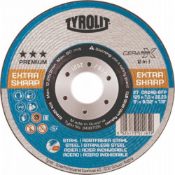 Meule CERABOND 230x4mm CA24Q-BFK Tyrolit