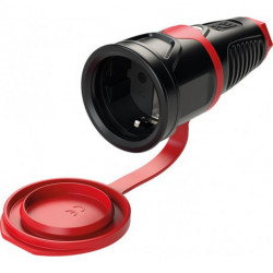 Prolongateur electrique IP54 Caoutchouc+ 16A / 250V AC / 3p (2P+E)