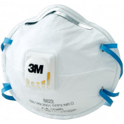 Masque anti poussière 8822, FFP2 NR D (Par 10)