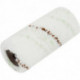 Rouleau 10 cm à double blanc microfibre épais / brun FH 8 mm