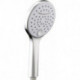 Pommeau de douche Luba trois chrome blanc