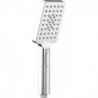 Pommeau de douche Lima 3 chrome blanc