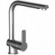 Robinet d'évier chrome RIO HD / noir