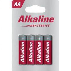 Piles alcalines AA 4er Blister