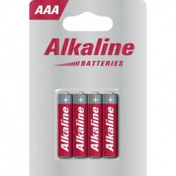 Piles alcalines AAA 4er Blister