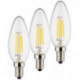 Ampoule LED 4W (40W) 220-240V E14 470lm 2700k 10.000h 3x