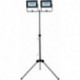 Projecteur LED FLARE 2x 20 W avec trepied IP65