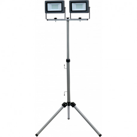 Projecteur LED FLARE 2x 20 W avec trepied IP65