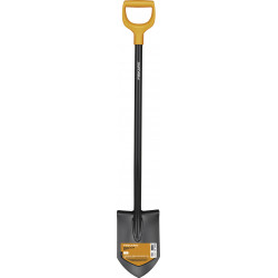Bêche à bord pointu pour sols durs et caillouteux Longueur : 117 cm