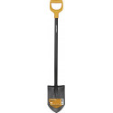 Bêche à bord pointu pour sols durs et caillouteux Longueur : 117 cm