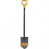 Bêche à bord pointu pour sols durs et caillouteux Longueur : 117 cm