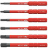 Set lame interchangeable slimBit electric 6-coté 6-pièces Wiha