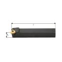 Support de serrage à filetage ISO, usinage extérieur, Désignation : SEL 2525 M16, Tige 25 x 25 mm, Dimensions l 150 mm, Dimensions h1 : 25 mm