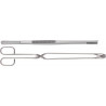 Set pinces en 2 parties, pince 38 cm, pince à épiler 30 cm