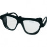 Lunettes de protection EN 166 branches noires, verres transparents nylon, verre SCHMERLER