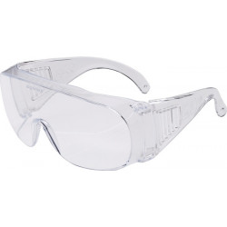 Lunettes de protection EN 166 verres transparents polycarbonate