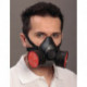 Demi-masque de protection respiratoire Polimask 100/2 EN 140 sans filtre EKASTU