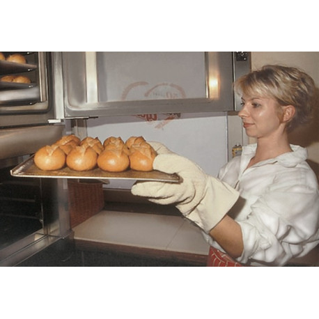 Gant de cuisine Taille universelle nature bouclettes coton catégorie EPI II JUTEC