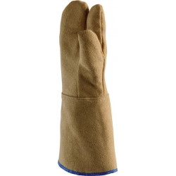 Gant de protection thermique 3 doigts avec isolation taille univers. tissu PBI n