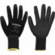 Gant Workeasy Black PU taille 8 noir EN 388 catégorie EPI II polyester avec polyuréthane HONEYWELL (Par 100)