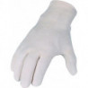 Gant taille 8 blanc naturel tricot en coton catégorie EPI I ASATEX (Par 12)