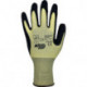 Gant taille 8 jaune/noir EN 388 catégorie EPI II nylon avec latex naturel ASATEX (Par 12)