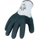 Gant de protection contre le froid taille L (9) noir/gris EN 388, EN 511 catégorie EPI II polyester/coton avec latex naturel ASATEX (Par 6)