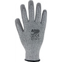 Gant de protection contre les coupures taille 8 gris EN 388 catégorie EPI II HDPE avec polyuréthane 10 paires ASATEX (Par 10)
