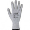 Gant de protection contre les coupures taille 9 gris/gris EN 388 catégorie EPI II HDPE/nylon/élasth./fibre verre ac PU 10 paires ASATEX (Par 10)