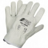 Gant Driver taille 9 gris cuir bovin plein EN 388 catégorie EPI II NITRAS (Par 12)