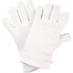 Gant taille 10 blanc tricot en coton catégorie EPI I NITRAS (Par 12)