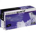 Gant jetable Semperguard Nitril Style taille S noir nitrile EN 374, EN 455 catégorie EPI III 100 pièces/boîte SEMPERIT