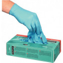 Gant jetable Dexpure 800-81 taille M bleu nitrile EN 374-2 catégorie EPI III 100