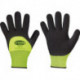 Gant de protection contre le froid Mallory/Black taille 8 noir/jaune EN 388, EN 511 catégorie EPI II 100 % nylon (ext.) avec nitrile STRONGHAND