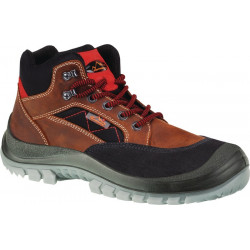 Botte de sécurité Sherpa taille 47 marron S3 EN ISO 20345 cuir nubuck REMISBERG