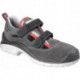 Sandale de sécurité Föhr taille 47 noir/gris cuir velours S1 SRC EN 20345