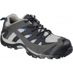 Chaussure de sécurité Mauritius taille 42 noir/gris S1P HRO EN ISO 20345 cuir/ti