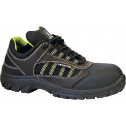 Chaussure de sécurité Douro taille 45 noir/marron S3 SRC EN ISO 20345 cuir/matér